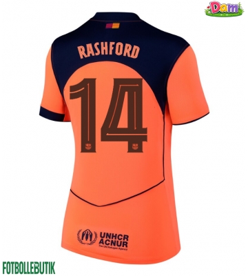 Barcelona Marcus Rashford #14 Tredje Tröja Kvinnor 2025-26 Kortärmad